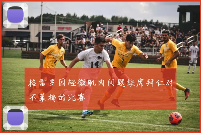 格雷罗因轻微肌肉问题缺席拜仁对不莱梅的比赛
